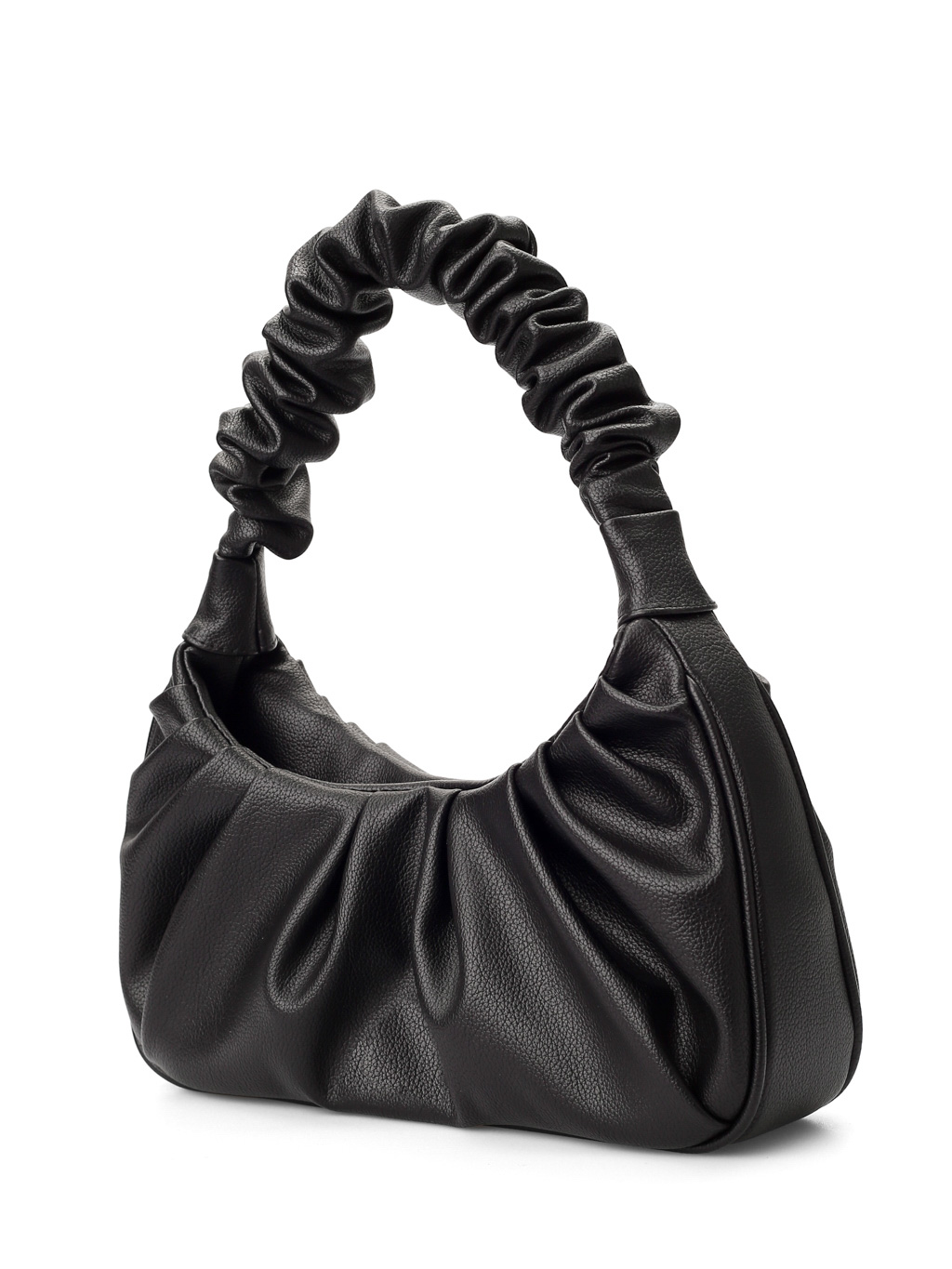 Компактная сумка на плечо из премиальной экокожи. Является не только практичной вещью в гардеробе, но и отличается своей оригинальностью. Ее форма полукруга, иногда называемая сумкой-луной, позволит выделиться из толпы и придать Вашему образу неповторимый шарм. Основное отделение закрывается на металлическую кнопку. Размеры: длина 31, высота 13, глубина 7 Ширина 32см