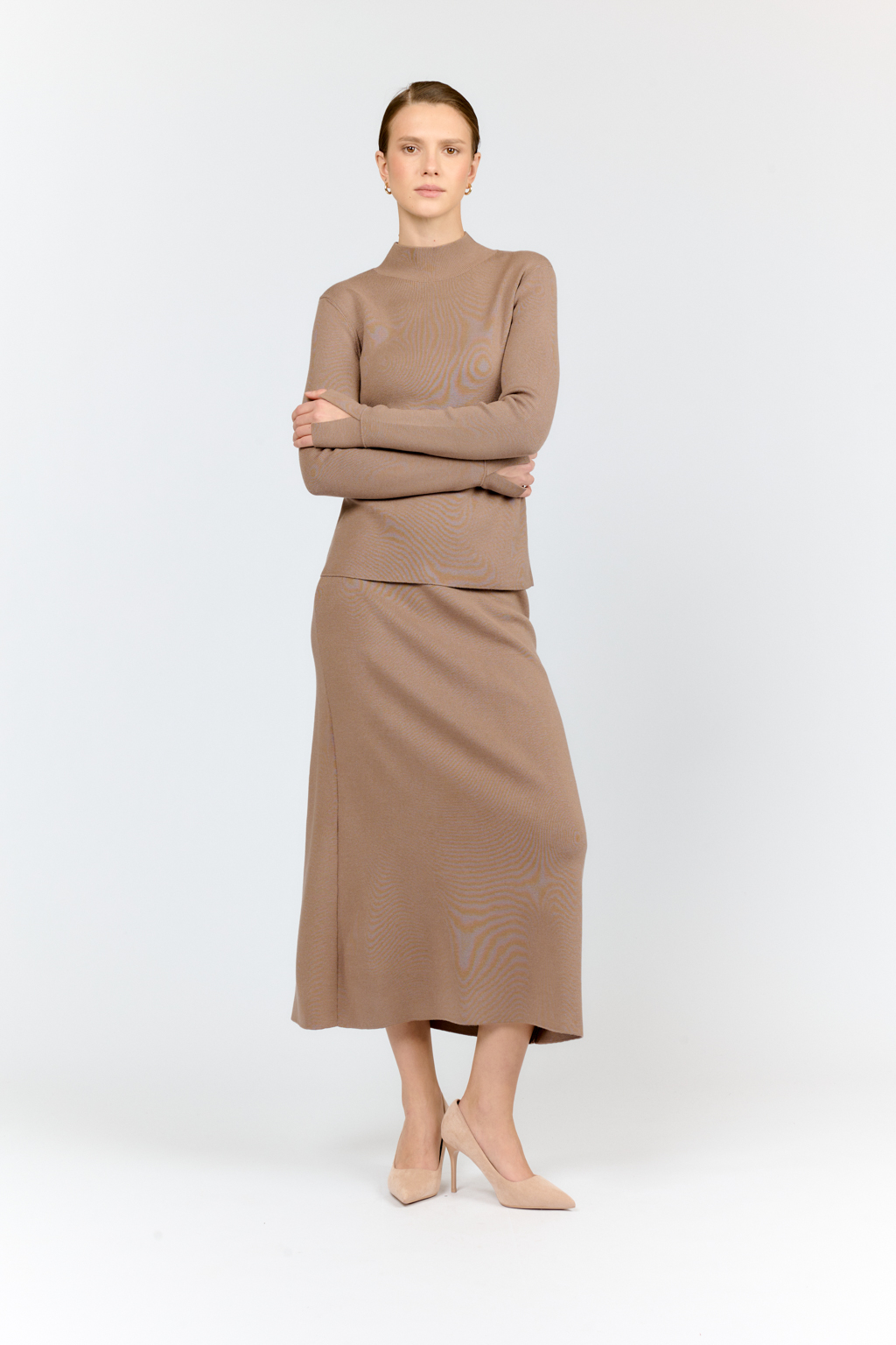 Водолазка полуприлегающего силуэта