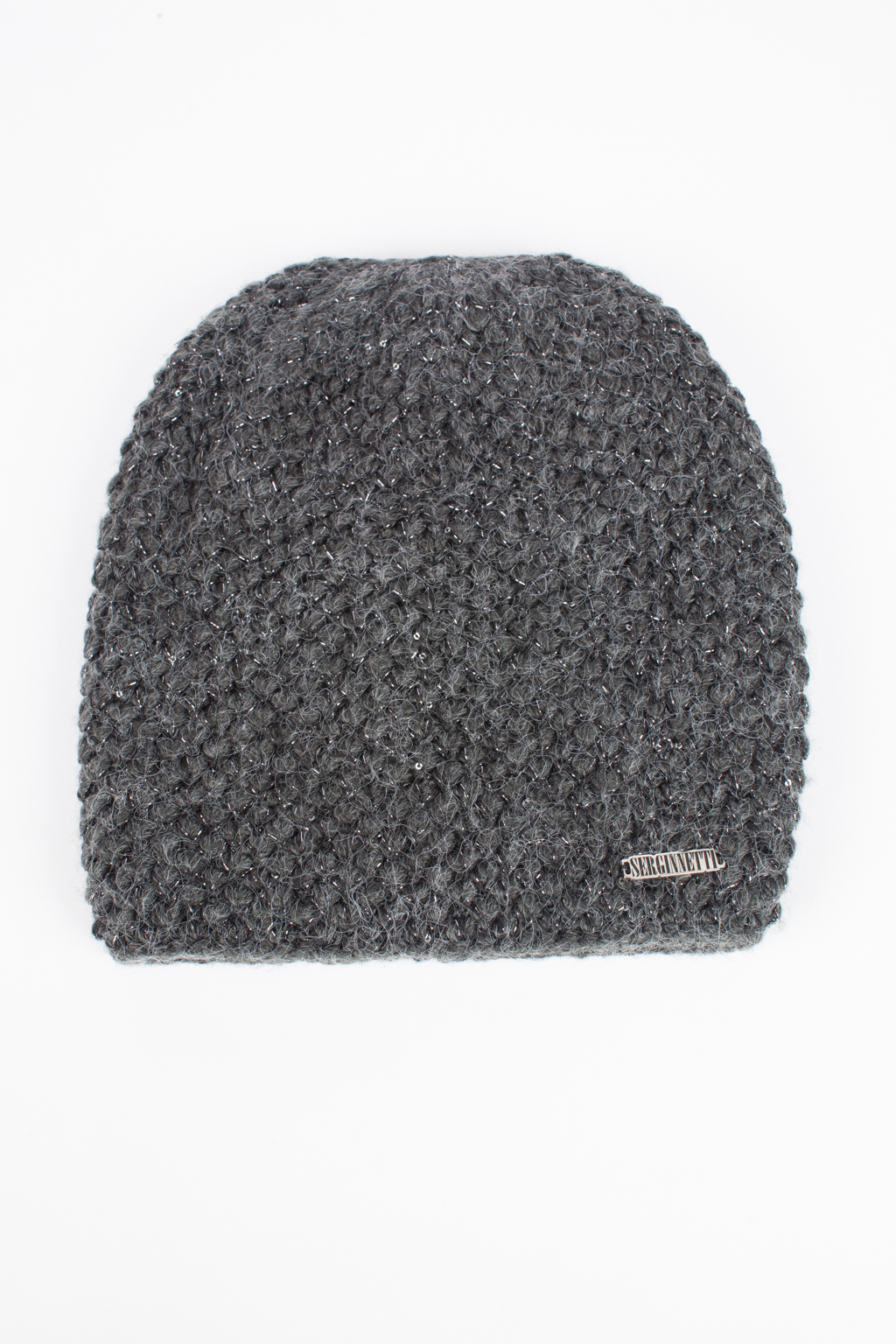 Шапка женская с люрексом. Теплый и стильный головной убор, выполненный из пряжи альпаки, с добавлением шерсти и акрила. Шапка является совершенным аксессуаром для утепления в осенний и зимний сезон.