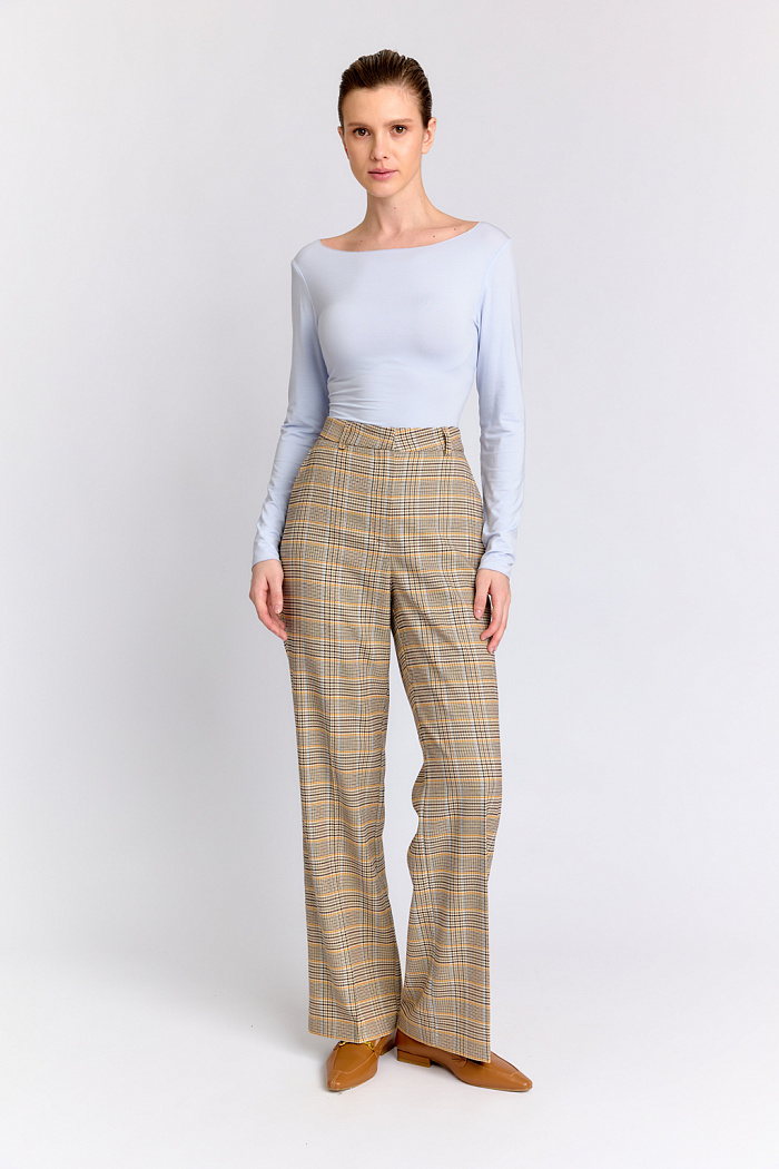 Прямые брюки полной длины