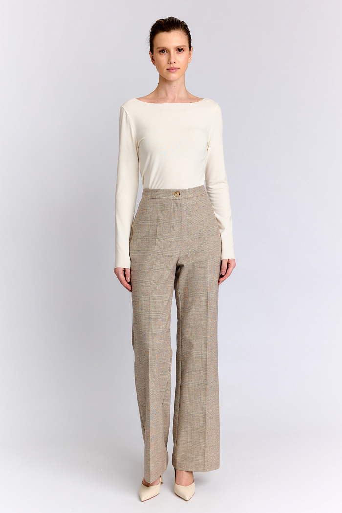 Брюки прямого силуэта